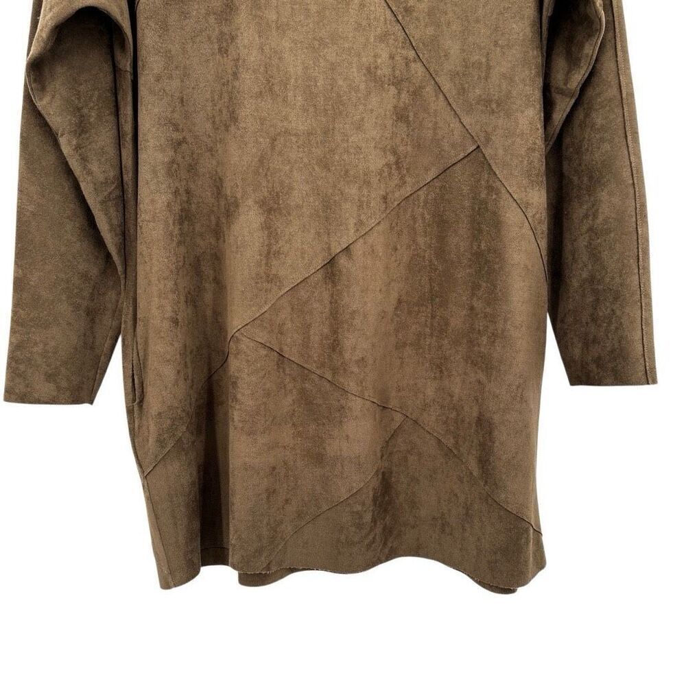 Soft Surroundings Suede Patchwork Section Dress W… - image 4